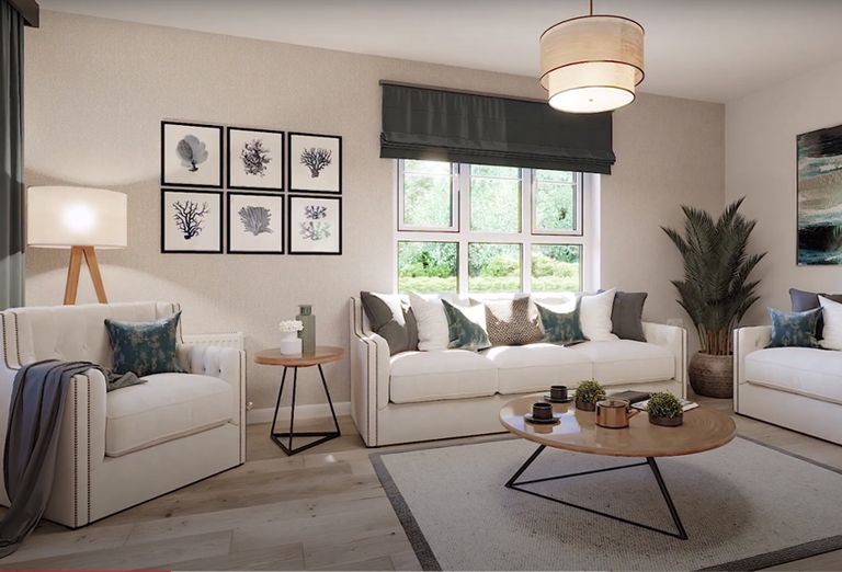 Property 2 of 8. Abergeldie Three Bedroom Home Lounge