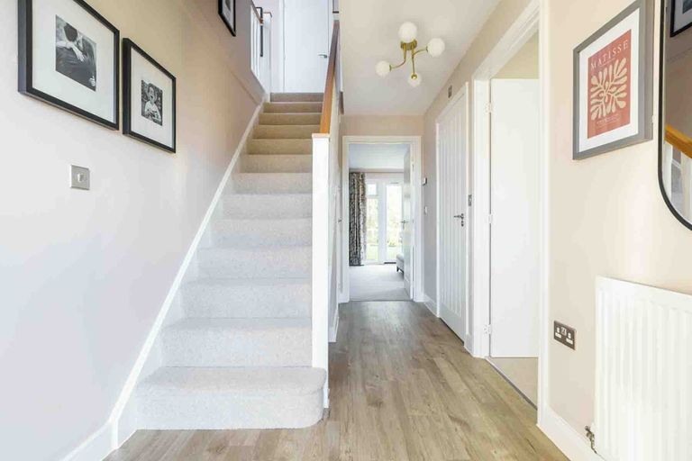 Property 2 of 12. The Marford Has A Bright And Spacious Hallway With Under Stairs Storage