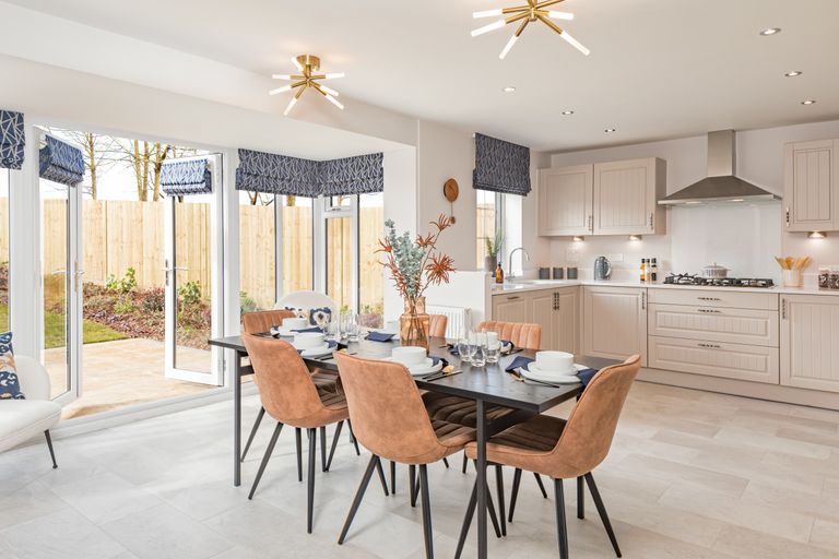 Property 2 of 9. Dining Area With French Doors To Garden