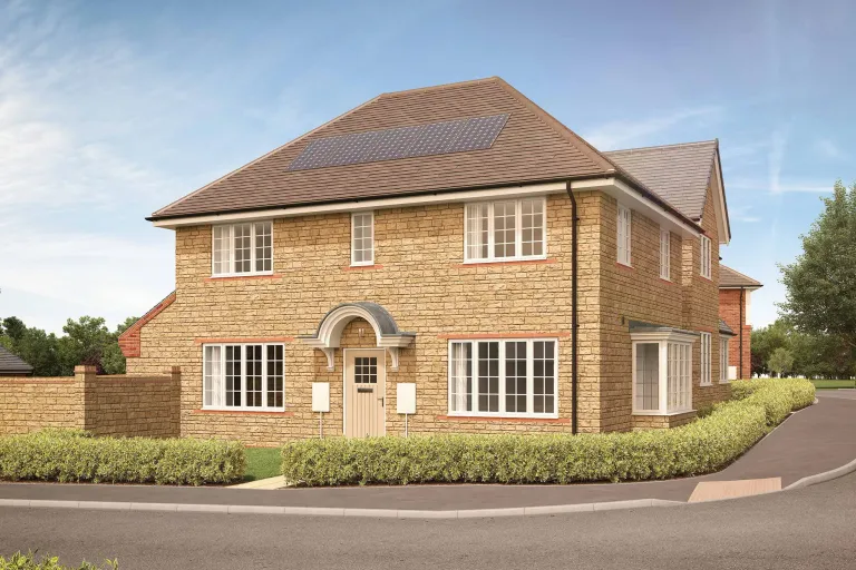 Property 1 of 12. Exterior Burns Four Bedroom New Build