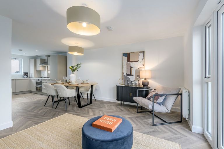 Property 2 of 9. Lounge/Dining Area In 4 Bedroom Stewarton House Type