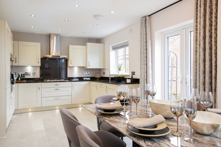 Property 1 of 10. The Kitchen/Dining/Family Room Boasts Doors To The Garden