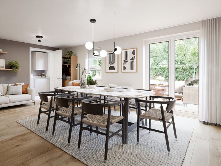 Property 2 of 10. Ashburton Kitchen Dining Room CGI
