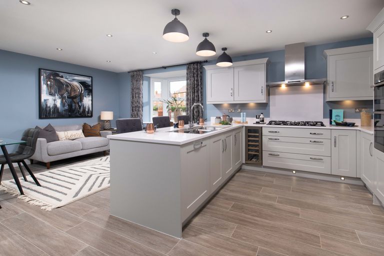 Property 1 of 10. Internal View Of A Spacious Open-Plan Kitchen-Diner