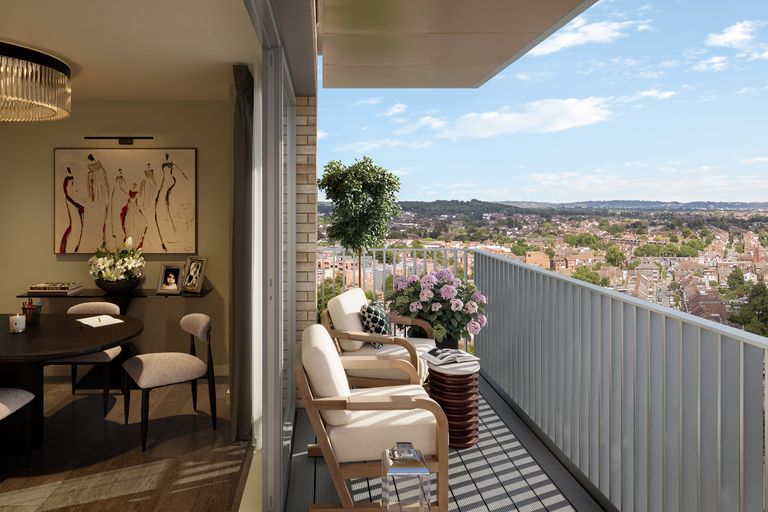 Property 2 of 6. Balcony CGI - Eastman Village