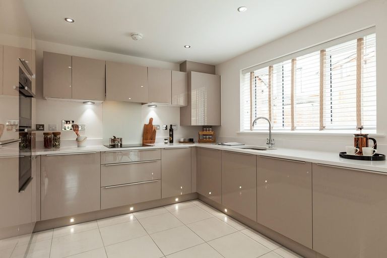 Property 2 of 10. A Modern Easy To Clean Kitchen