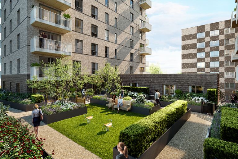 Property 3 of 6. External CGI - Fenton Apartments