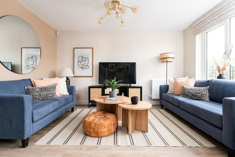 Property 3 of 11. Open Plan Lounge With Plenty Of Space For Two Sofas