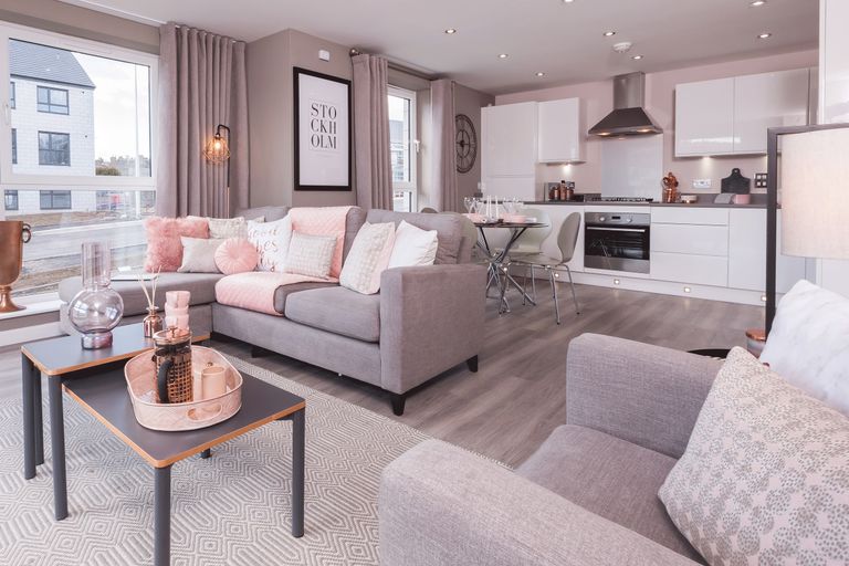 Property 2 of 8. Example Of An Open Plan Kitchen/Living Room Within An Apartment