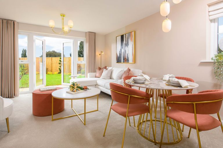 Property 3 of 10. Norbury Open Plan Lounge Dining Room With French Doors