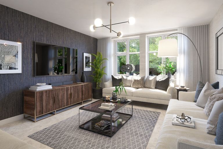 Property 3 of 4. Plot Hero 02 Living Mulberry