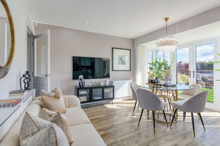Property 2 of 10. Dining Space In 4 Bed Glenbervie Home