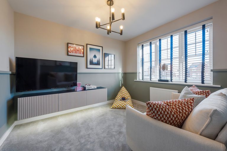 Property 3 of 13. Indicative Living Room, Contemporary Modern Decoration