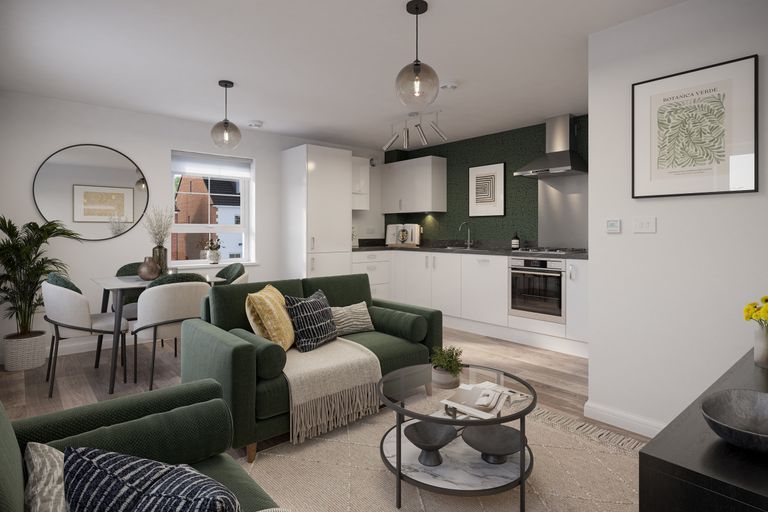 Property 2 of 4. Internal Shot Of The Hunston Kitchen Living Diner