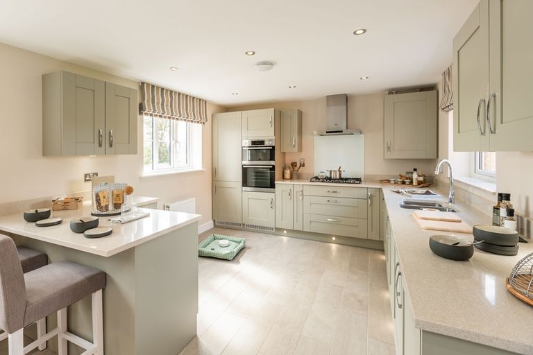Property 2 of 12. Beautifully Designed Kitchen With Breakfast Bar
