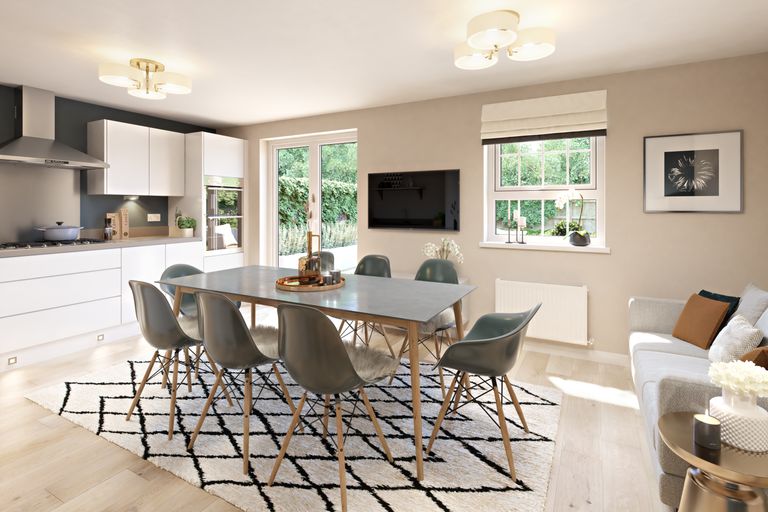 Property 2 of 8. Kitchen And Dining Room In A 4 Bed Ingleby