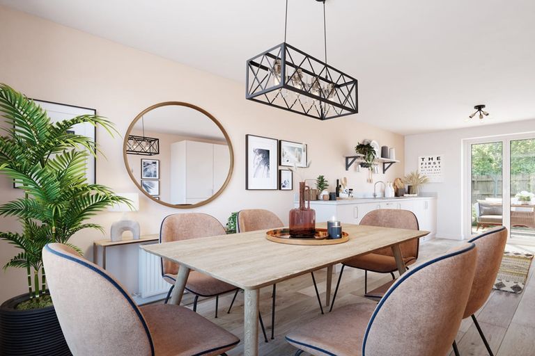 Property 3 of 13. Sociable Kitchen/Diner With Doors To The Garden