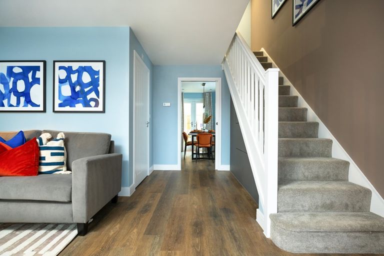 Property 2 of 11. A Welcoming Hallway Into An Open Plan Living Space