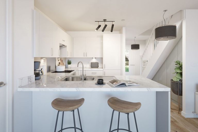 Property 3 of 13. The Handy Breakfast Bar For Those Informal Meals Helps To Define Your Spaces