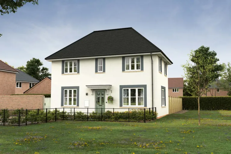 Property 1 of 9. Exterior Lawrence Three Bedroom New Build