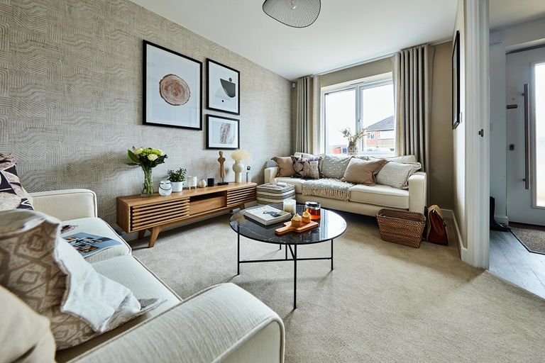 Property 3 of 11. A Bright And Airy Lounge Offers A Place For The Family To Enjoy Time Together