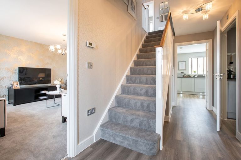 Property 3 of 13. Inviting Hallway With Useful Storage Cupboard