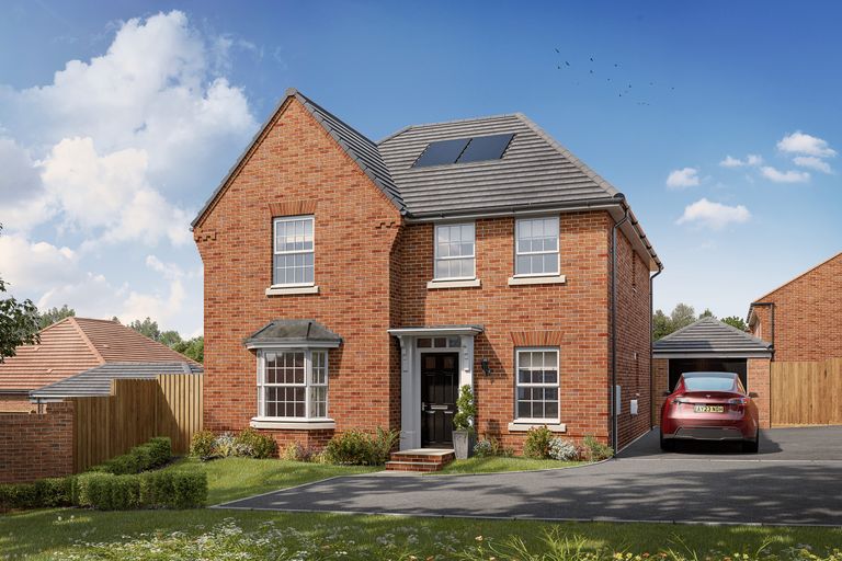 Property 1 of 10. External CGI Of The Fairburn With Pitched Bay Window