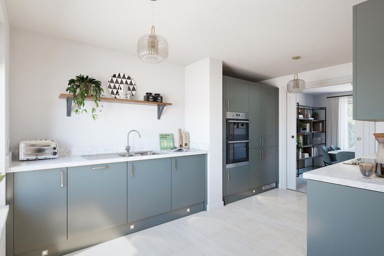 Property 1 of 13. The Modern Kitchen Leads Through Toe The Dining Area, Perfect For You To Entertain Friends And Fami