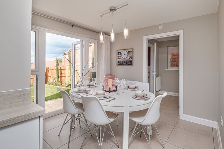 Property 2 of 8. Inside View Of The Open Plan Kitchen. Andover. 3 Bedroom Home.