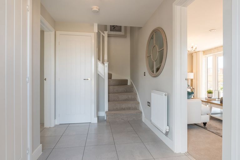 Property 3 of 15. Entrance Hallway With Useful Storage Cupboard