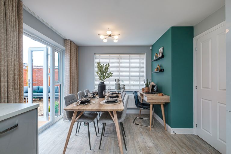 Property 1 of 8. Interior View Of The Kitchen &amp; Dining Space In Our 3 Bed Ennerdale Home