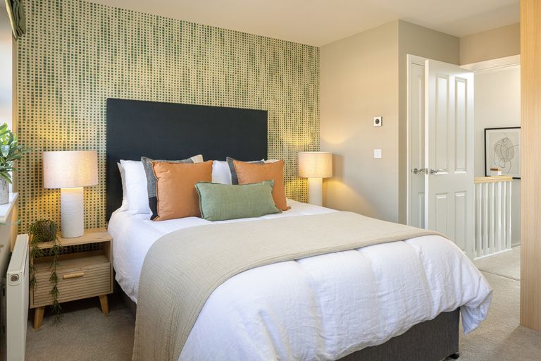 Property 3 of 7. Earthy Tones In A Main Bedroom
