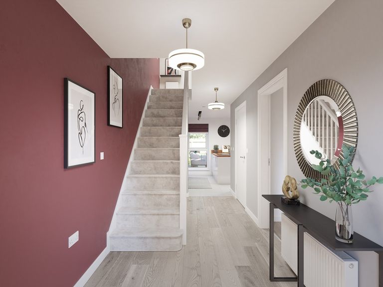 Property 3 of 11. The Light &amp; Airy Welcoming Hallway