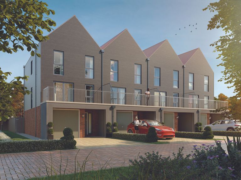 Property 1 of 10. Exterior Image Of The Kensington House Type With Grey Clad