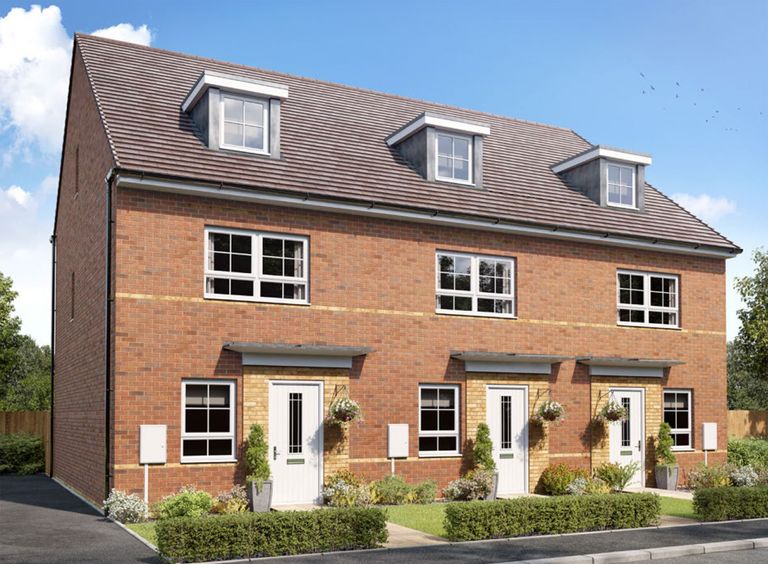 Property 1 of 9. Exterior CGI View Of Our 3 Bed Kingsville Home