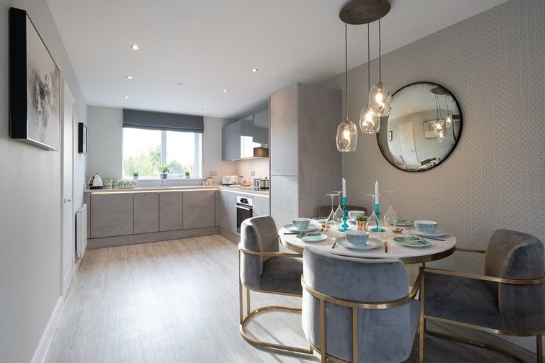 Property 2 of 6. A Modern Easy To Clean Kitchen Area