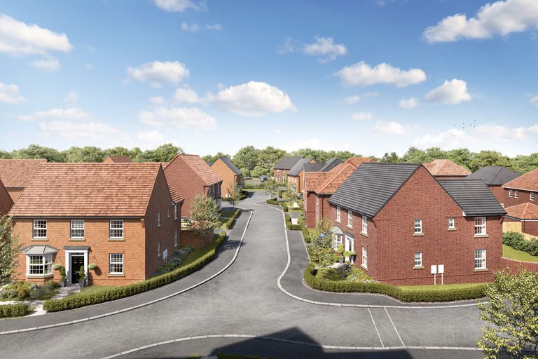 Property 2 of 10. CGI Street Scene Of Plots At Grey Towers Village