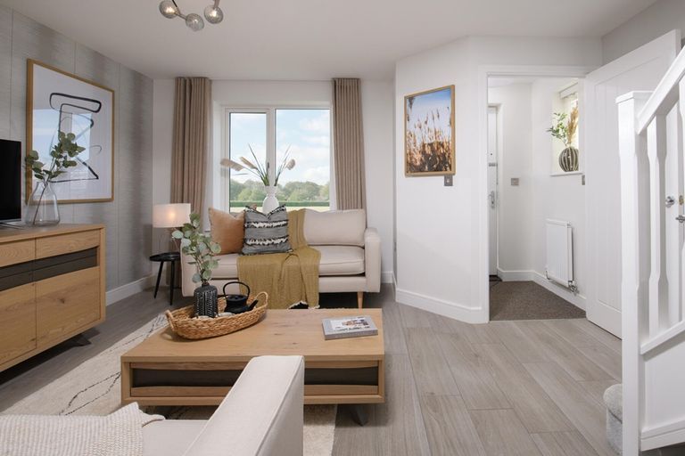 Property 1 of 13. Entering Into Your Comfortable Front Facing Living Room