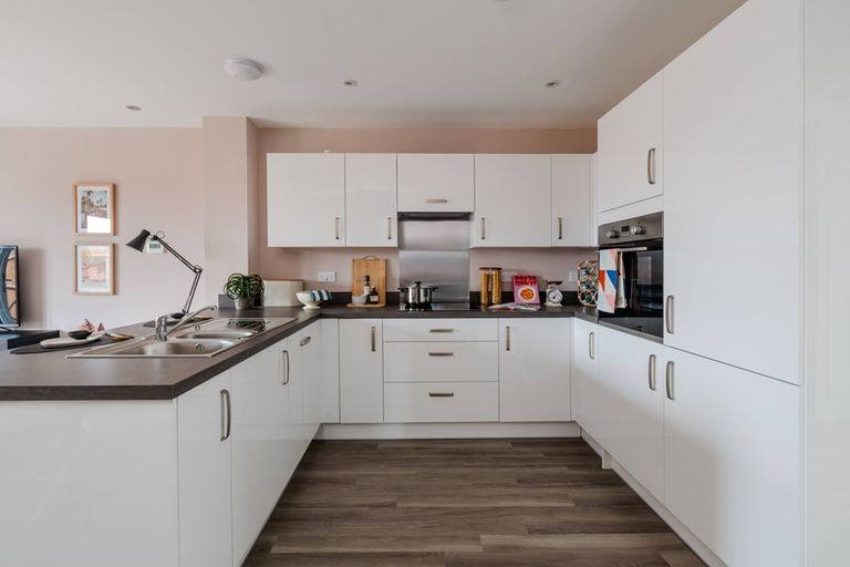 Property 3 of 13. Modern, Easy To Clean Kitchen Area