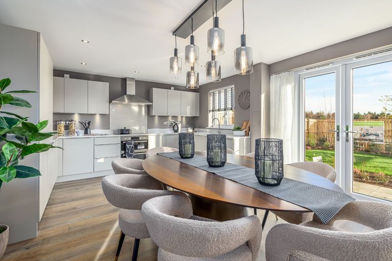 Property 2 of 10. Kitchen/Dining  In 4 Bedroom Harris House Type