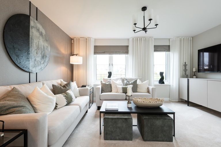 Property 1 of 12. Open Plan Lounge With Plenty Of Space For Two Sofas