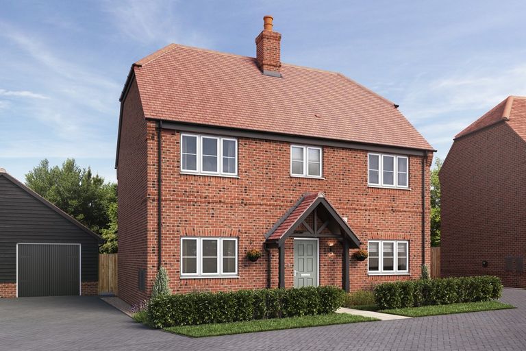 Property 1 of 12. Computer Generated Image Of House For Sale At Worting Park. New Homes For Sale In Basingstoke
