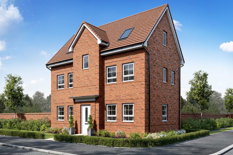 Property 1 of 7. Exterior CGI View Of Our 4 Bed Hesketh Home