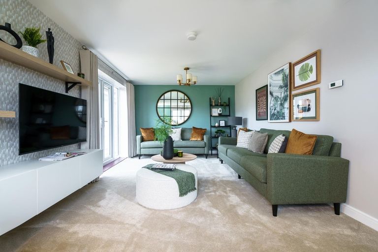 Property 2 of 14. The Living Room Offers A Place For The Whole Family To Relax Together