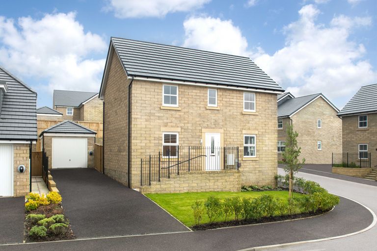 Property 1 of 10. External View Of The Alfreton 4 Bedroom Detached Stone Built Home