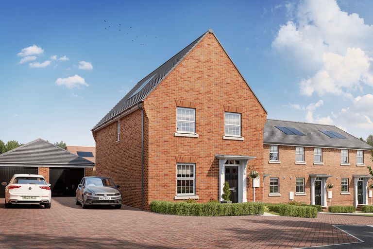 Property 1 of 9. External CGI Of The Hazelborough Housetype