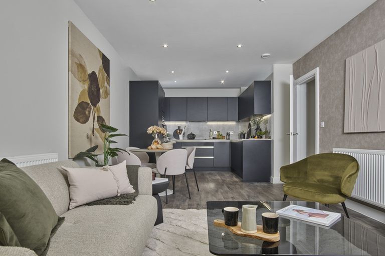 Property 2 of 4. Parkside Quarter Show Apartment Kitchen Living