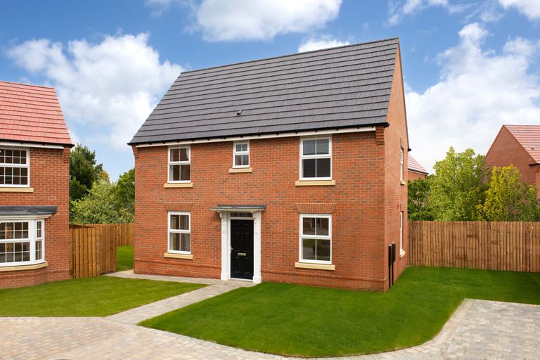 Property 1 of 9. Outside View 3 Bedroom Detached Hadley Home