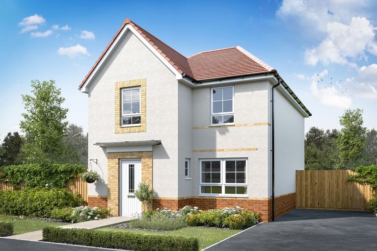 Property 1 of 10. Exterior CGI View Of Our 4 Bed Kingsley Home
